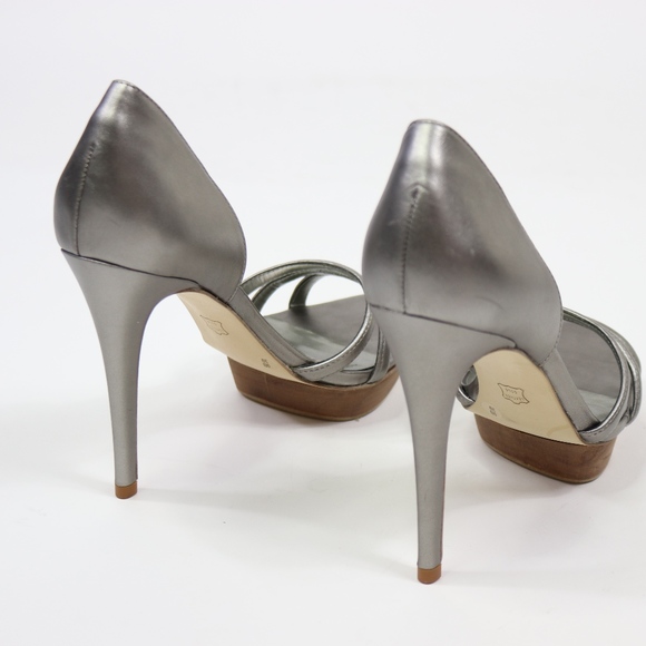 BCBGMAXAZRIA Pewter Metallic Ma-haisha Platforms - Picture 3 of 6